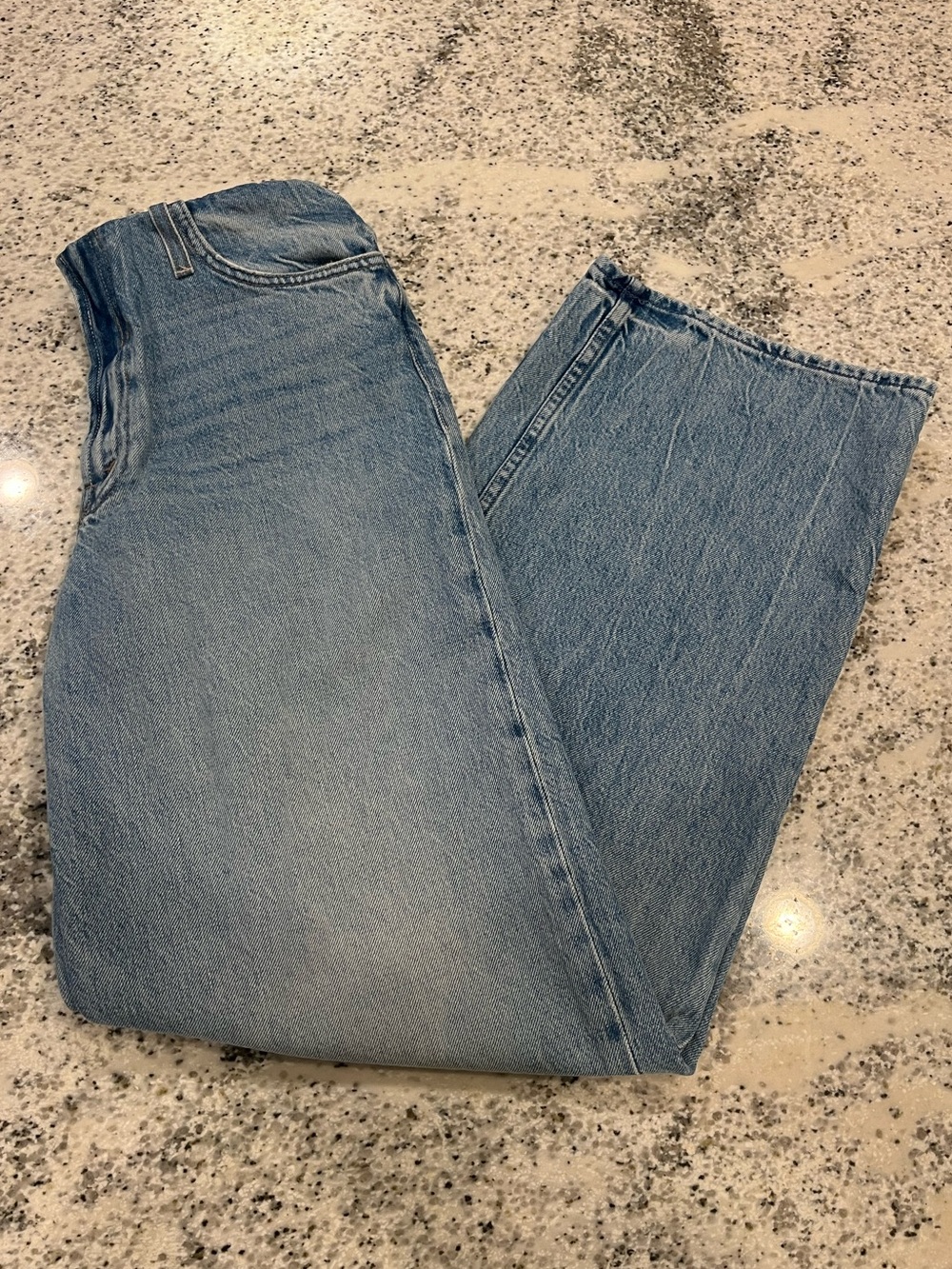 Mother Jeans Tucked Under High Waist Spinner in Oh Snap! Relaxed Jeans Size 27